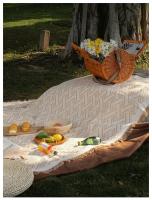 Almohadilla de picnic al aire libre, tela engrosada, manta de campamento de excursión portátil, manta doméstica, playa, césped, mantel - details 1