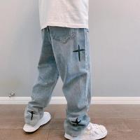 Jeans de Pierna Ancha y Estilo Callejero Nuevo 2025 Pantalones Cargo de Denim Suelto y Casual con Estilo Coreano - details 11