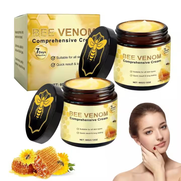 Crema integral Tabriyot, reduce visiblemente las imperfecciones, nuevo tratamiento de cuidado de la piel 2025, crema para la piel con veneno de abeja para rostro y cuerpo (2 uds.) - 1