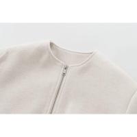 BUNO-Chaquetas Bomber rojas con cremallera para mujer, chaquetas recortadas suaves, chaqueta deportiva de manga larga para mujer, novedad en prendas de vestir exteriores 2025 - details 21