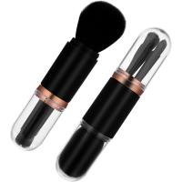 Juego de Brochas de Maquillaje Retráctil, Mini Cepillo Cosmético Facial Portátil, 4 en 1 - details 1