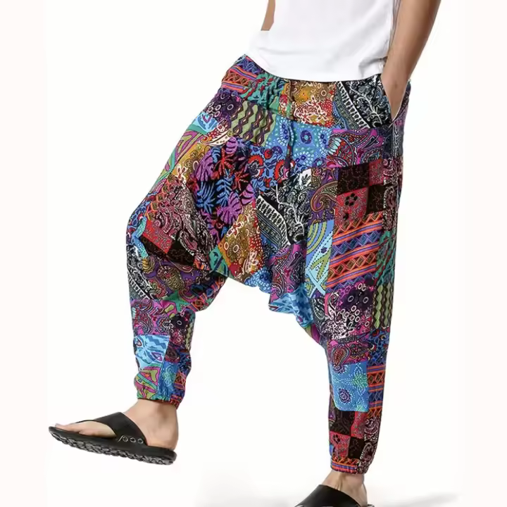 Pantalones Casuales de Estilo Chino para Hombres Primavera/Verano 2025 - 1