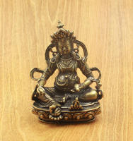 Nuevo Latón Huangfeng Xizang Buda tesoro antiguo bronce adornos para el hogar - details 2