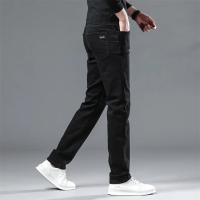 Jeans Clásicos de Denim Estretch Ajuste Regular Cómodo Ropa de Negocios Casual para Hombres en Otoño - details 6