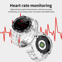 Relojes inteligentes frecuencia cardíaca presión arterial Bluetooth llamadas hombre mujer reloj - details 12