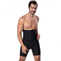 Pantalones moldeadores para hombre Pantalones abdominales fuertes cintura soporte cadera lifting cuerpo ropa interior - details 1