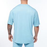 Camiseta Deportiva Casual de Verano para Hombres Material de Poliéster, Suelta, Transpirable, Ideal para Fitness y Exercicio - details 10