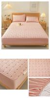 Funda de cama de estilo Simple, colcha acolchada, cubierta de colchón agradable para la piel, ropa de cama elástica para el hogar (sin funda de almohada), 1 unidad - details 12