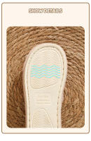 Zapatillas de lino transpirables para hombre y mujer, chanclas antideslizantes para interiores y el hogar, zapatos planos cómodos para la playa - details 7