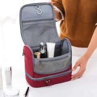 Bolsa de Higiene Personal Portátil Gran Bolsa de Almacenamiento de Cosméticos Impermeable con Gancho Colgante Ideal para Viajes de Hombres y Mujeres - details 1