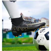 Oferta Gran de Botas de Fútbol Zapatillas Deportivas para Niños Zapatos de Entrenamiento de Cuero de Alta Calidad Zapatos de Fútbol Resistentes a la Desgaste para Primavera/Verano - details 10