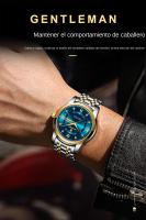POEDAGAR Impermeable nuevo reloj de hombre doble calendario reloj de cuarzo luminoso - details 12