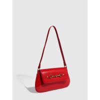 Bolso vintage para debajo del brazo, bolso bandolera para mujer, bolso de mano para mujer Hundred Tote, rojo - details 37