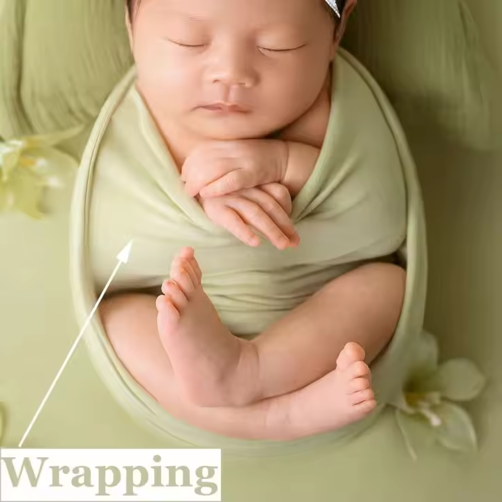 Fotografía de Bebé Recién Nacido Estilo de Almohada de Embalaje con Orejas - 1