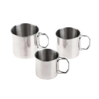Taza con asa plegable de acero inoxidable, armas de fuego portátiles, taza para acampar al aire libre, accesorios VIE para el hogar, 1 pieza. - details 9