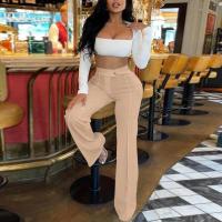 Pantalones holgados elegantes de cintura alta para mujer primavera otoño para moda femenina - details 5