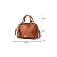 Cuero PU vintage para mujer, bolso bandolera Rehes, diseñador, lujo, con almohada - details 15