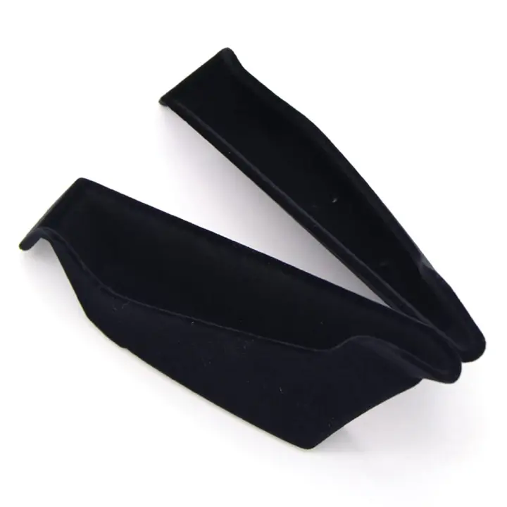 para Porsche Cayenne 2019 2020 2021 2022 2023 2024 Consola central de coche Panel de engranajes Contenedor de almacenamiento lateral Organizador de reposabrazos Manija Bolsillo ABS Soportes de inserción 2 piezas (Negro) - 1