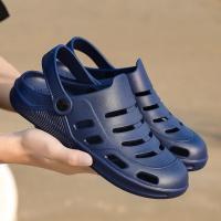 Nuevas Sandalias de Playa para Hombres 2025 Zapatos Casuales con Agujeros para Exteriores y Casa - details 1