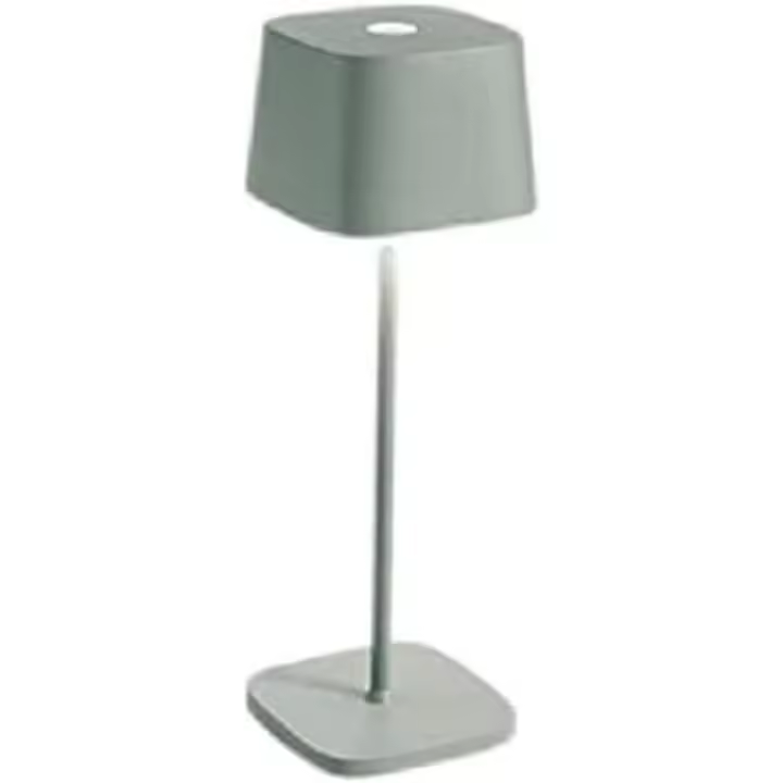 Lámpara, Lámpara de Mesa Recargable e Inalámbrica con Control Táctil, También Adecuada como Lámpara de Exterior, Atenuador, 2700-3000 K, Altura 29 cm, Color Blanco - 1