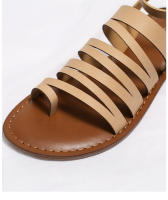 Sandalias de verano para mujer, nuevas sandalias de mujer con parte inferior plana, comodidad, correa delgada Simple, sandalias romanas versátiles - details 4