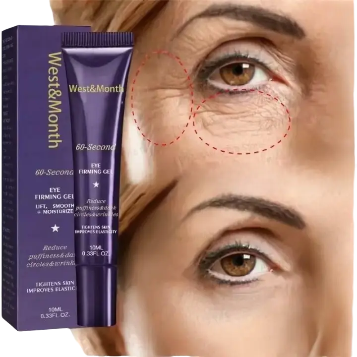 Crema Instantánea para Ojos con Retinol Reducción de Arrugas, Reafirmación de Piel, Adiós a las Ojeras, Ilumina tu Mirada - 1