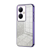 VIVO V29 V29Lite 5G funda de teléfono transparente chapada en purpurina, disponible en una variedad de colores - details 2