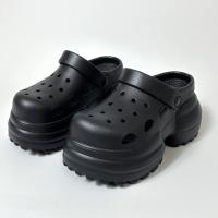 Zuecos de verano 2025 para mujer, sandalias antideslizantes, 10 cm de plataforma gruesa, pantuflas de EVA, zapatos de playa, zapatos para exteriores que aumentan la altura - details 4