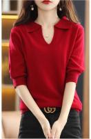Suéteres de Punto para Mujer Ropa Cálida de Moda, Suéter Informal de Manga Larga con Cuello en V, Top Holgado, Otoño e Invierno, Novedad de 2025 - details 14