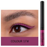 HANDAIYAN Juego de delineador de ojos líquido mate de 12 colores, delineador de ojos colorido intenso metálico resistente al agua, larga duración, punta ultrafina a prueba de manchas - details 34