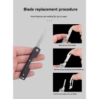 Cuchillo Plegable de Acero Inoxidable Portátil Cuchillo de Bolsillo Desmontable con Espana Afilada - details 9