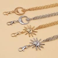 Cinturón de Metal para mujer, cadena fina de oro y plata, estilo Punk, Hip Hop, sol, luna y estrella - details 2