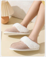 Zapatillas de algodón de piel de vellón muntjac de invierno - details 11