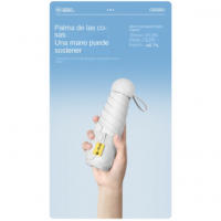 Paraguas ultraligero para viajes al aire libre caja de espejos sombrilla parasol de vinilo protección UV - details 2