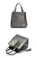 Bolso Bandolera Para Mujer CH Embossed Con Diseño De Impresión De Letras Gran Capacidad Elegante Temperamento Bolso De Mano Casual - details 10