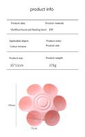 Bol para Mascotas en Forma de Flor Alimentador Tricotal para Cachorros Botella de Agua para Gatos - details 7