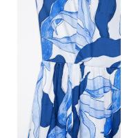 BUNO-2025 vestido con tirantes y estampado de flores, falda larga floral holgada con temperamento, novedad de verano, ropa para mujer - details 10
