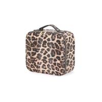 Bolsa con espejo y luces Estuche de maquillaje LED regulable en 3 colores, organizador de cosméticos Accesorios Estuche de tren de maquillaje LEOPARD - details 6