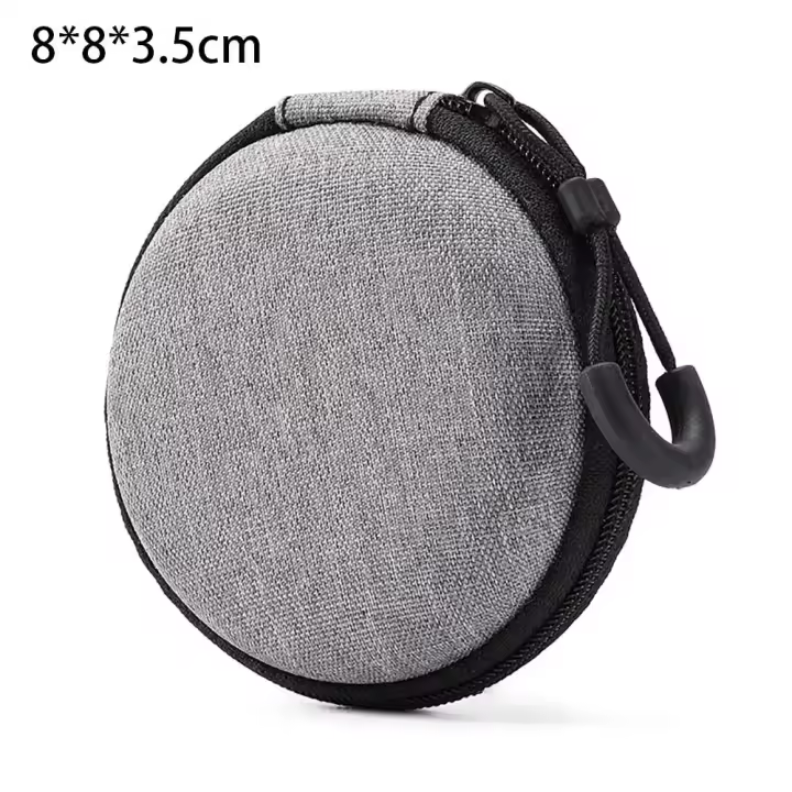 Mini Bolsa de Almacenamiento EVA Funda de Auriculares con Cierre de Cremallera - 1
