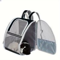 Mochila transpirable para gato, morral de viaje, Color sólido, 1 unidad - details 9