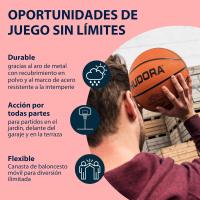 Start Soporte de Baloncesto 205 - Ajustable en altura de 165-205 cm - Canasta de baloncesto móvil con soporte para niños y adolescentes - Canasta de baloncesto para exteriores con ruedas - details 3