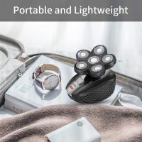 Afeitadora eléctrica 5 en 1, conjunto de aseo masculino, Maquinilla de afeitar para calvo recargable - details 4