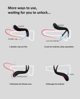 Vibrador de Doble Anillo Control Remoto Masaje de Testiculo Atraso de Ejaculación - details 1