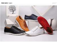 Vestido colorido con elevador de cuero para hombre, versión coreana, zapatos puntiagudos de negocios británicos para conducir - details 2