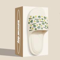 Pantuflas de dibujos animados ZHIDA, zapatos plegables de viaje, antideslizantes, para el hogar, para hombre y mujer, planas, deslizantes, portátiles, para la playa - details 6