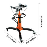 SucceBuy Gato de transmisión hidráulica de 2 etapas de 1100 lbs, elevación telescópica para instalación en automóviles y camiones ligeros - details 1