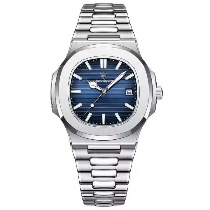 Nuevo reloj calendario ultrafino resistente al agua para hombre - 1