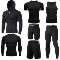 Shorts De Fitness Para Hombre Pantalones De Compresión Elasticos De Gimnasio Y Bodybuilding Tights Musculares Skinny Leggings - details 9