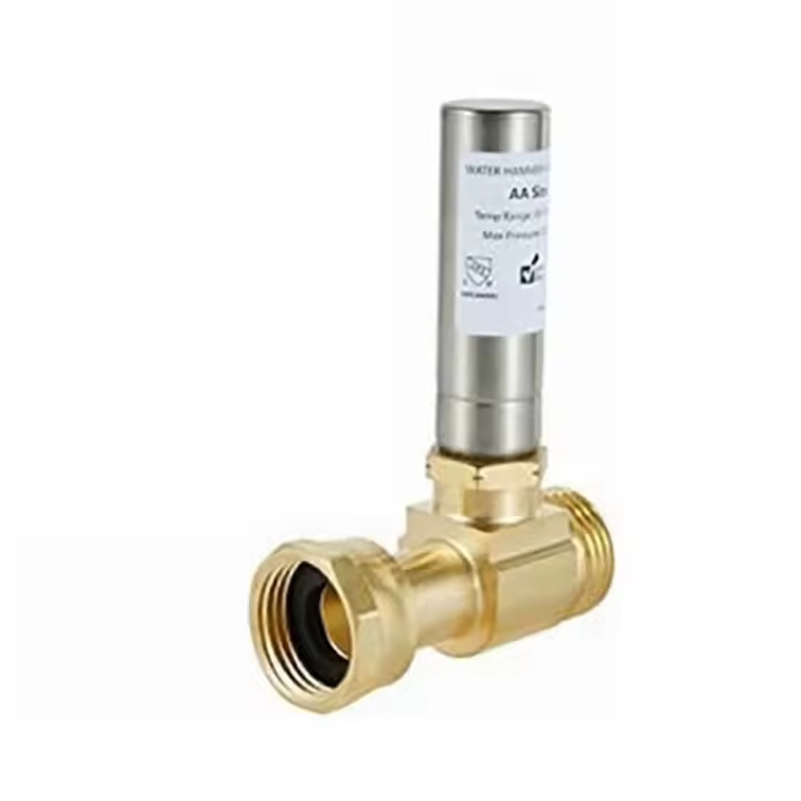 Eliminador de martillo de agua de acero inoxidable S-241 para lavadoras, junta giratoria de 3/4 de pulgada - 1