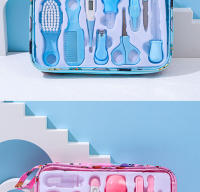 Set de Cuidado para Bebés 10pcs Limpiador de Nariz Herramientas de Seguridad Juego de Higiene para Recién Nacidos Tijeras Cortador de Uñas y Cabello - details 7